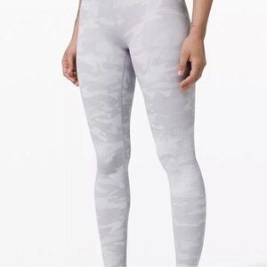 Lululemon Gray Camouflage Women's Leggings